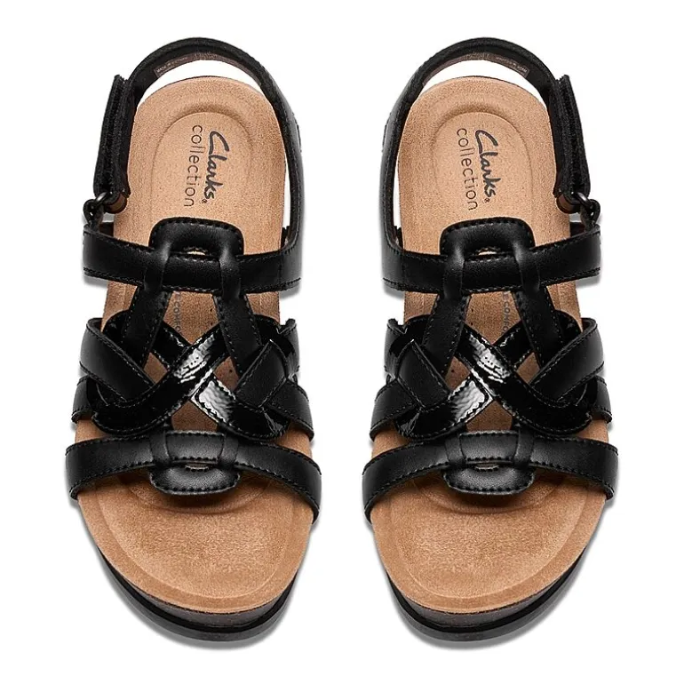 Clarks Womens Calenne Gracie Wedge Sandals