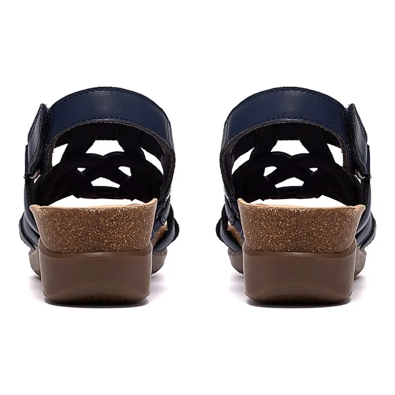 Clarks Womens Calenne Gracie Wedge Sandals