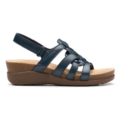 Clarks Womens Calenne Gracie Wedge Sandals