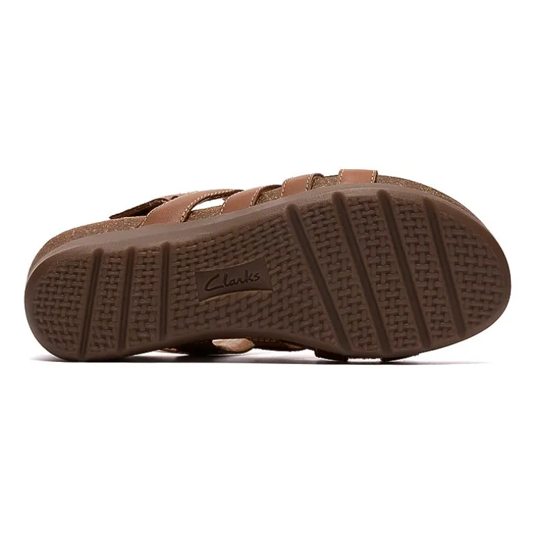 Clarks Womens Calenne Gracie Wedge Sandals
