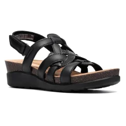 Clarks Womens Calenne Gracie Wedge Sandals