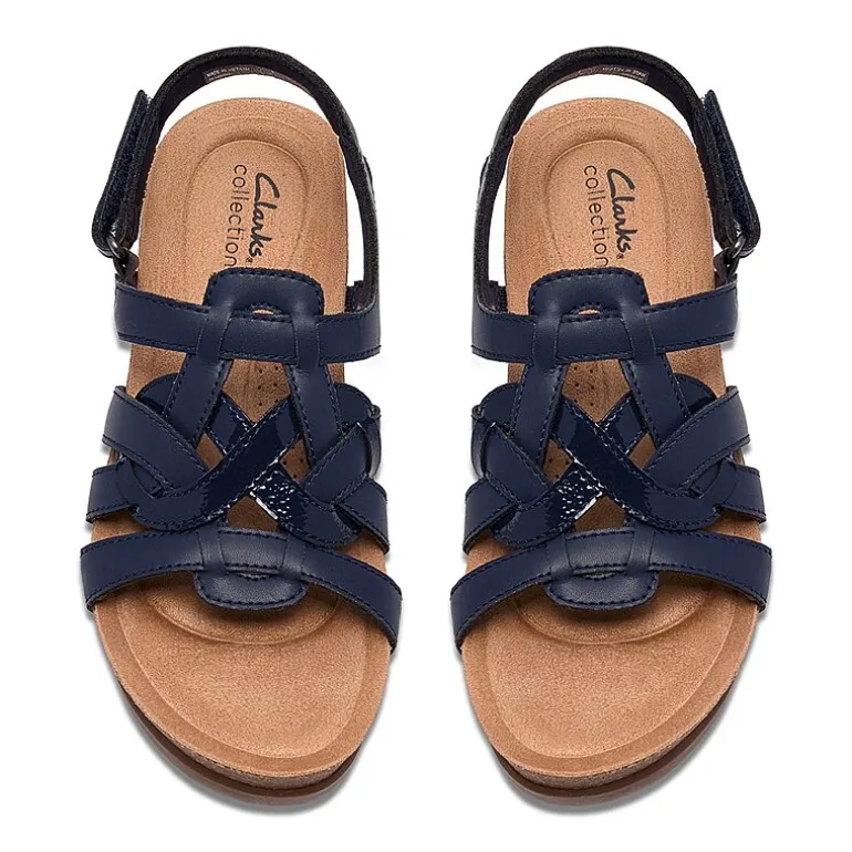 Clarks Womens Calenne Gracie Wedge Sandals