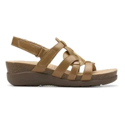 Clarks Womens Calenne Gracie Wedge Sandals