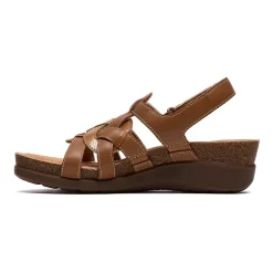 Clarks Womens Calenne Gracie Wedge Sandals