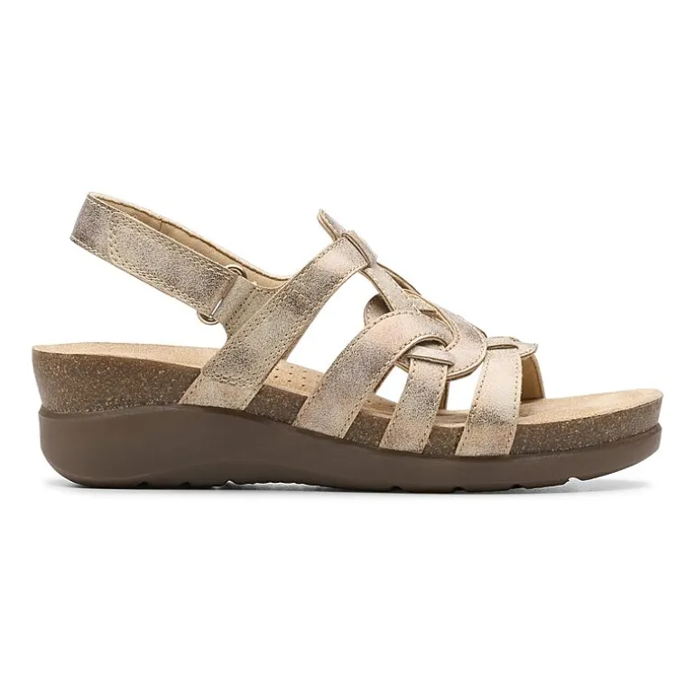 Clarks Womens Calenne Gracie Wedge Sandals