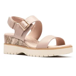 Clarks Womens Diaz Rose Wedge Sandals