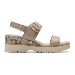 Clarks Womens Diaz Rose Wedge Sandals