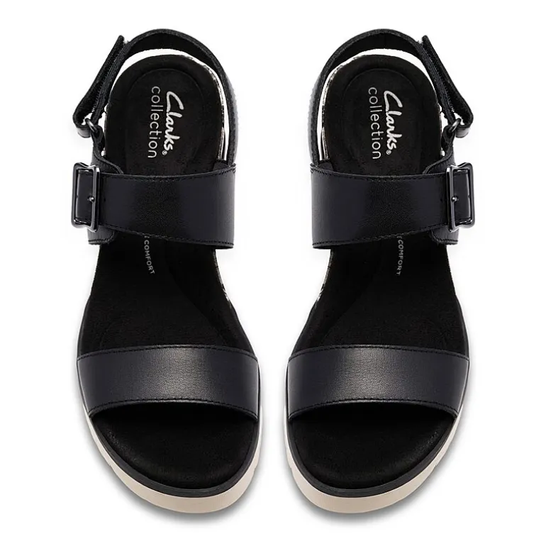 Clarks Womens Diaz Rose Wedge Sandals