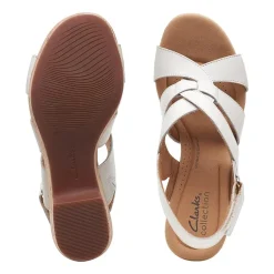 Clarks Womens Giselle Beach Wedge Sandals
