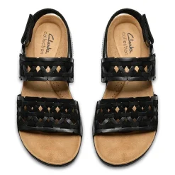 Clarks Womens Laurieann Lily Adjustable Strap Flat Sandals