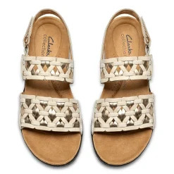 Clarks Womens Laurieann Lily Adjustable Strap Flat Sandals