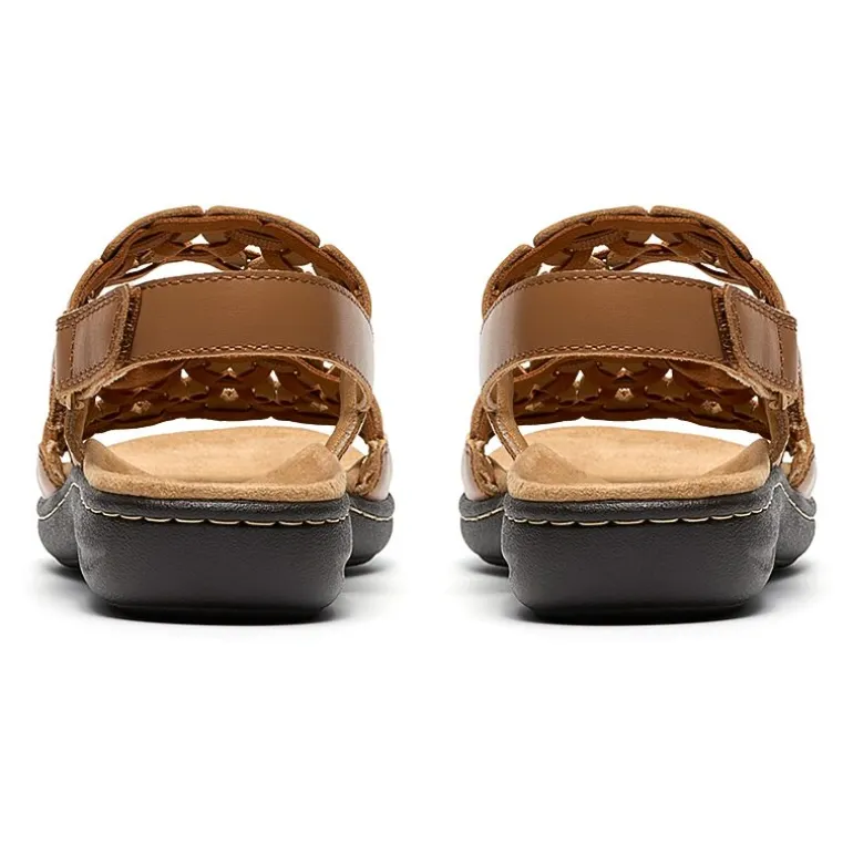 Clarks Womens Laurieann Lily Adjustable Strap Flat Sandals