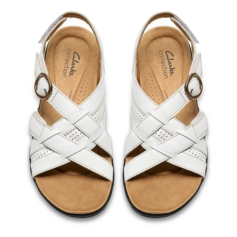 Clarks Womens Laurieann Mae Adjustable Strap Flat Sandals