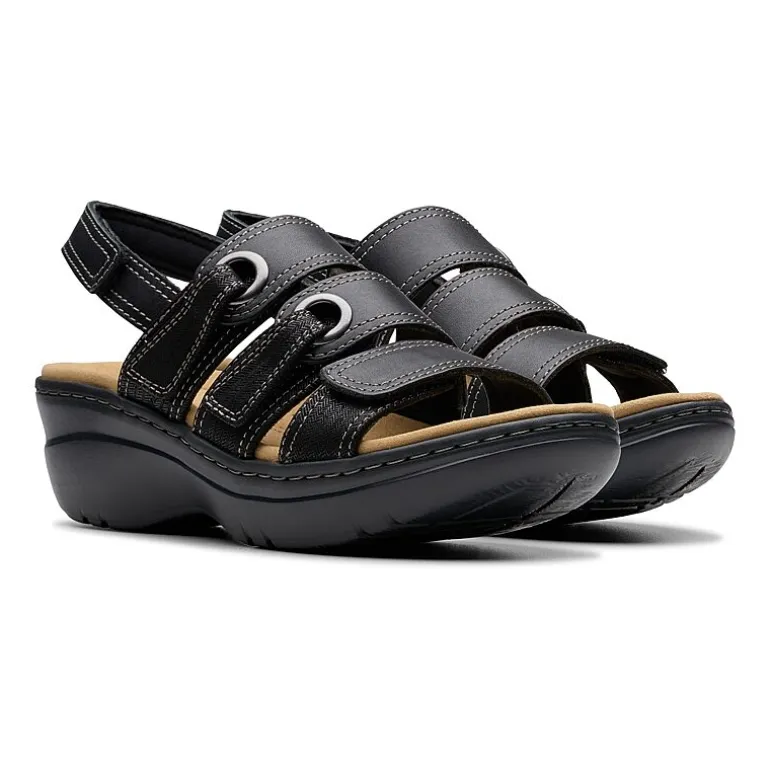 Clarks Womens Merliah Bali Wedge Sandals