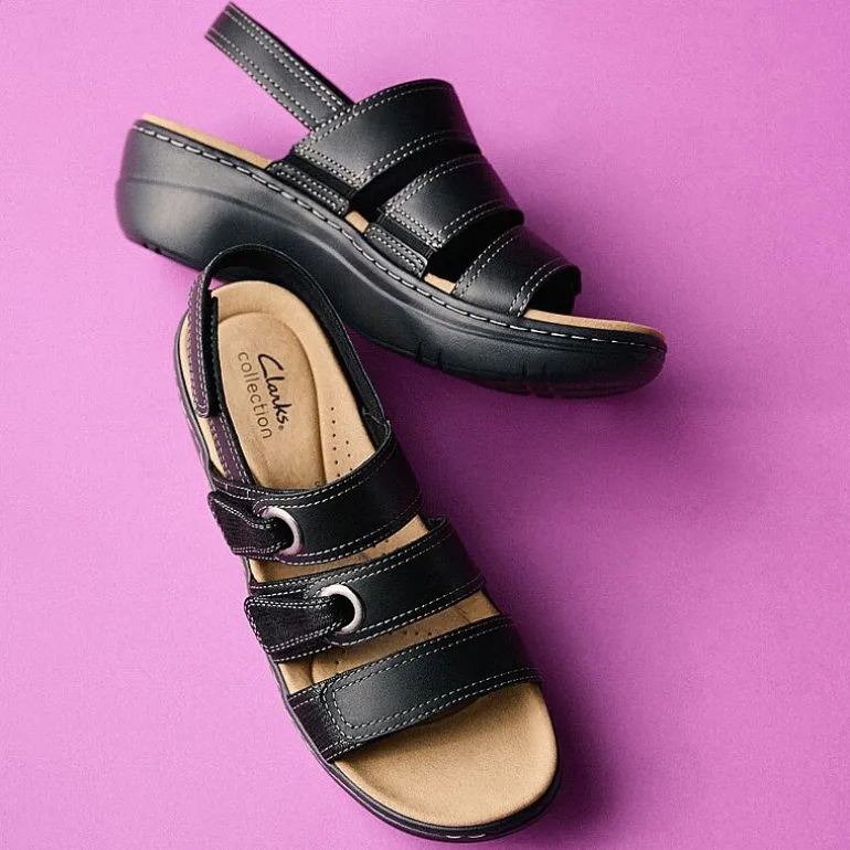 Clarks Womens Merliah Bali Wedge Sandals