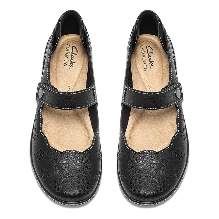Clarks Womens Round Oxford Shoes