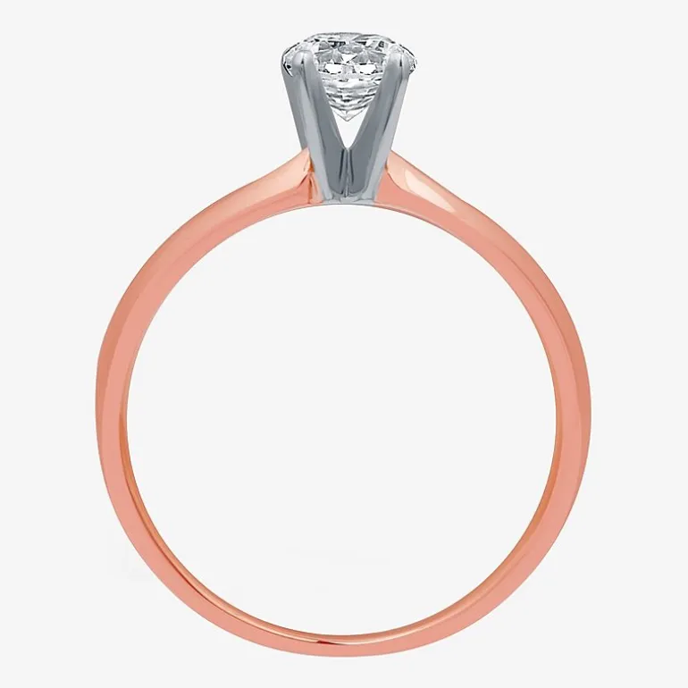 Classic Collection 1/2 CT. Lab-Grown (G / SI1-SI2) Diamond Round Solitaire Engagement Ring in 10K or 14K Gold