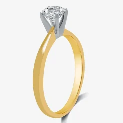 Classic Collection 1/2 CT. Lab-Grown (G / SI1-SI2) Diamond Round Solitaire Engagement Ring in 10K or 14K Gold