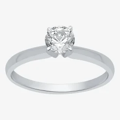 Classic Collection 1/2 CT. Lab-Grown (G / SI1-SI2) Diamond Round Solitaire Engagement Ring in 10K or 14K Gold