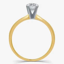 Classic Collection 1/2 CT. Lab-Grown (G / SI1-SI2) Diamond Round Solitaire Engagement Ring in 10K or 14K Gold
