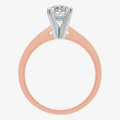 Classic Collection 1 CT. Natural Diamond Round Solitaire Engagement Ring in 10K Gold