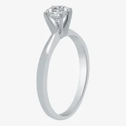 Classic Collection 1/2 CT. Natural Diamond Round Solitaire Engagement Ring in 10K Gold