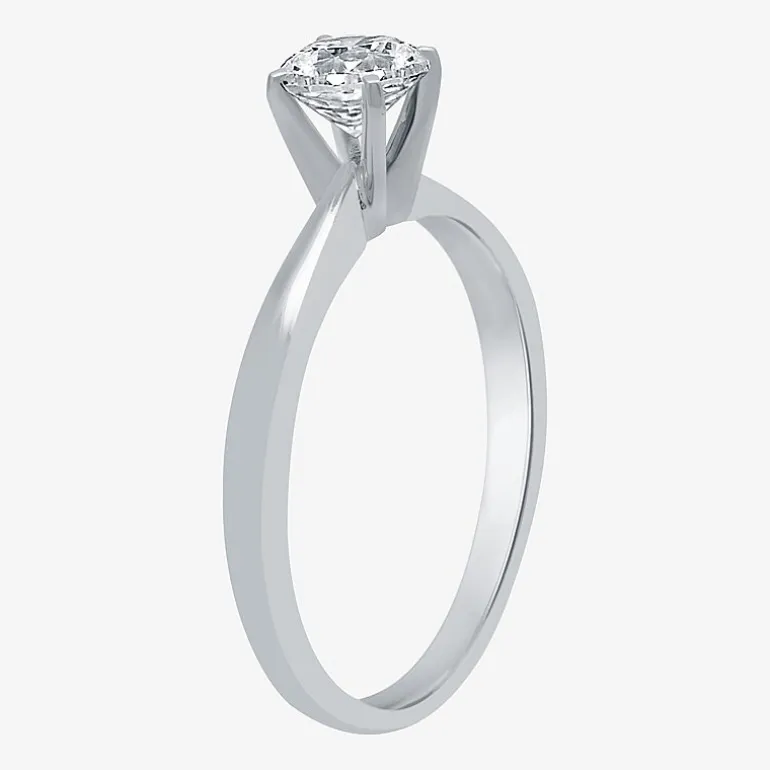 Classic Collection 1/2 CT. Natural Diamond Round Solitaire Engagement Ring in 10K Gold