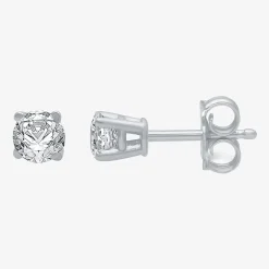 Classic Collection 1/4 CT. T.W. Natural White Diamond 10K Gold 3.2mm Stud Earrings