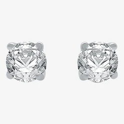 Classic Collection 1/4 CT. T.W. Natural White Diamond 10K Gold 3.2mm Stud Earrings