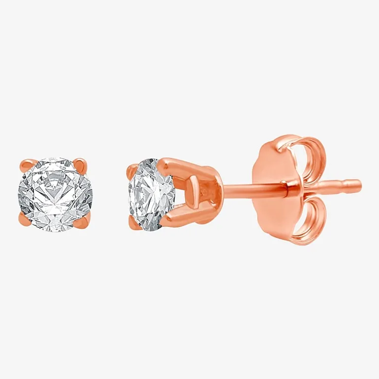 Classic Collection 1/4 CT. T.W. Natural White Diamond 10K Gold 3.2mm Stud Earrings