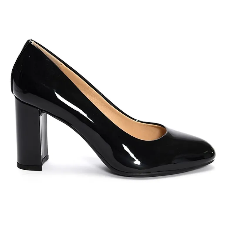 CL by Laundry Lofty Womens Round Closed Toe Block Heel Pumps