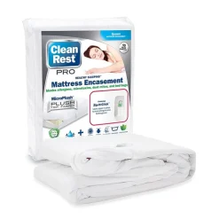 CleanRest Pro Zip Bed Bug Blocker Dust Mite Barrier Breathable Mattress Encasement