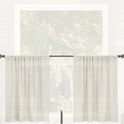 Clean Window Aya 2-pc. Rod Pocket Window Tier