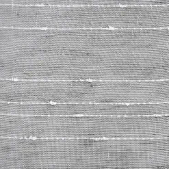 Clean Window Clean Window Textured Slub Stripe Rod Pocket Sheer Single Curtain Panel