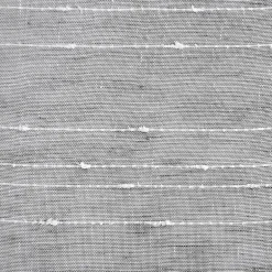 Clean Window Clean Window Textured Slub Stripe Rod Pocket Sheer Single Curtain Panel