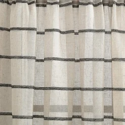 Clean Window Twill Stripe Anti-Dust 2-pc. Rod Pocket Window Tier