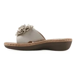 Cliffs By White Mountain Womens Casmyn Slide Sandals
