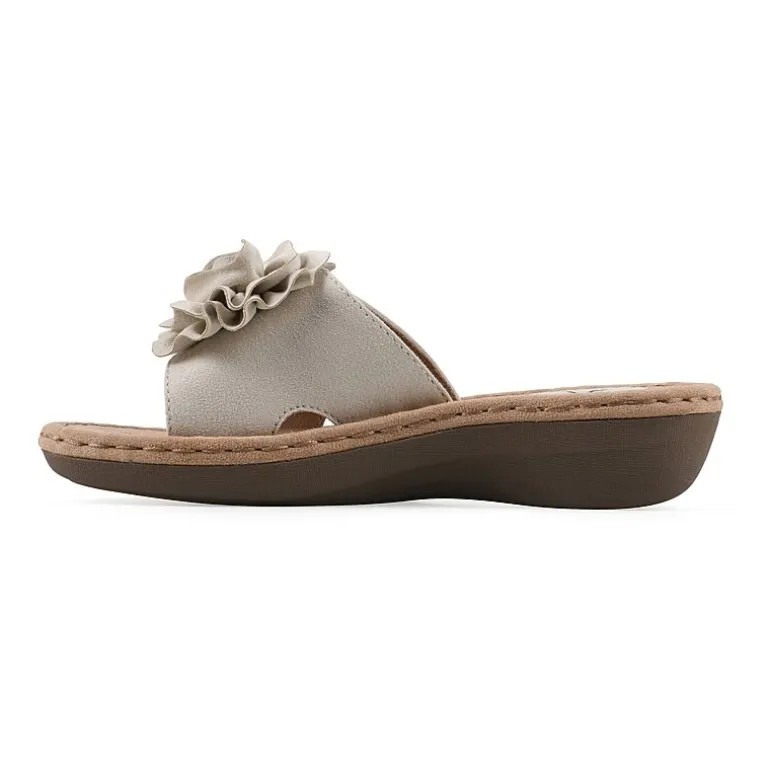 Cliffs By White Mountain Womens Casmyn Slide Sandals