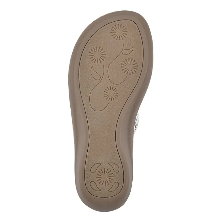 Cliffs by White Mountain Womens Cienna Slide Sandals