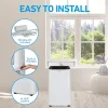 Coby 4-in-1 AC Unit, Heater, Dehumidifier & Fan, 12,000 BTU Portable Air Conditioner