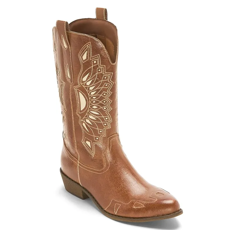 COCONUTS BY Matisse Womens Coconuts Western Block Heel Cowboy Boots