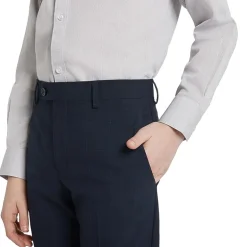 Collection By Michael Strahan Big Kid Boys Long Sleeve Spread Collar Shirt + Tie Set