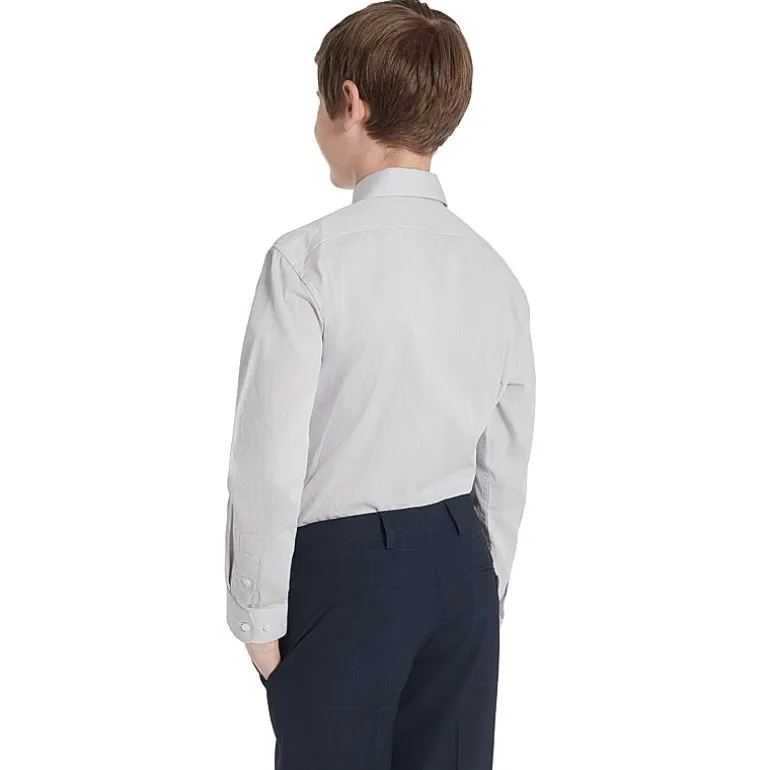 Collection By Michael Strahan Big Kid Boys Long Sleeve Spread Collar Shirt + Tie Set