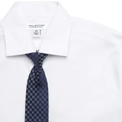 Collection By Michael Strahan Big Kid Boys Long Sleeve Spread Collar Shirt + Tie Set