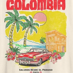 Colombia Mens Crew Neck Short Sleeve Regular Fit Graphic T-Shirt