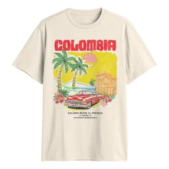 Colombia Mens Crew Neck Short Sleeve Regular Fit Graphic T-Shirt