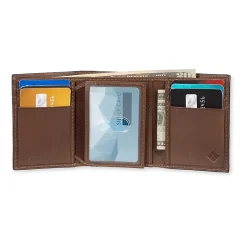 Columbia Rfid Extra Capacity Trifold Mens Personalized Trifold Wallet