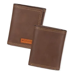 Columbia Rfid Extra Capacity Trifold Mens Personalized Trifold Wallet