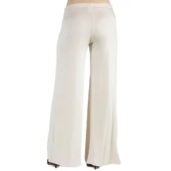 24/7 Comfort Apparel Comfortable Solid Color Palazzo Pant