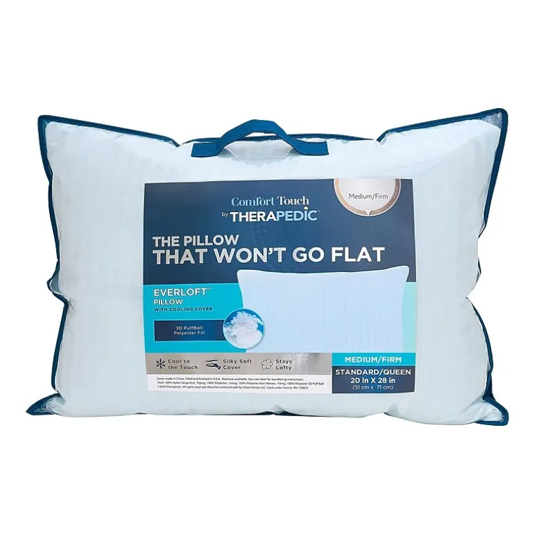 Comfort Touch by Therapedic™ Everloft Down Alternative Medium/Firm Bed Pillow